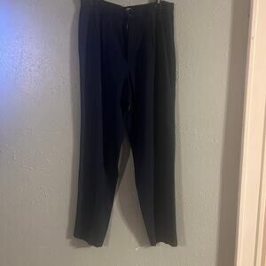 Paris Philippe Adec Women's Navy Blue SZ 12 Suit Pants Business Office Old Money